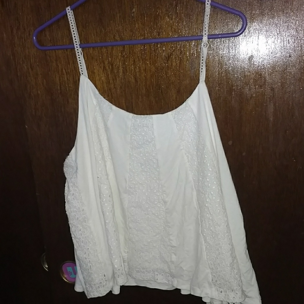 White flowy blouse